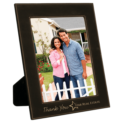 Photo Frame 8" x 10" Leatherette - Custom