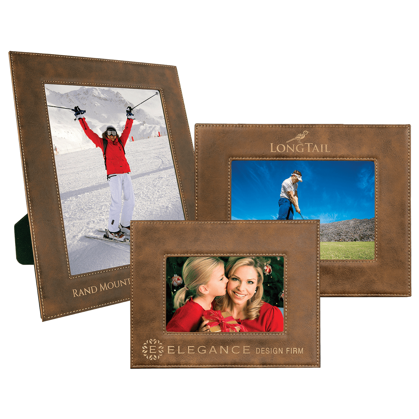 Photo Frame 4" x 6" Leatherette - Custom