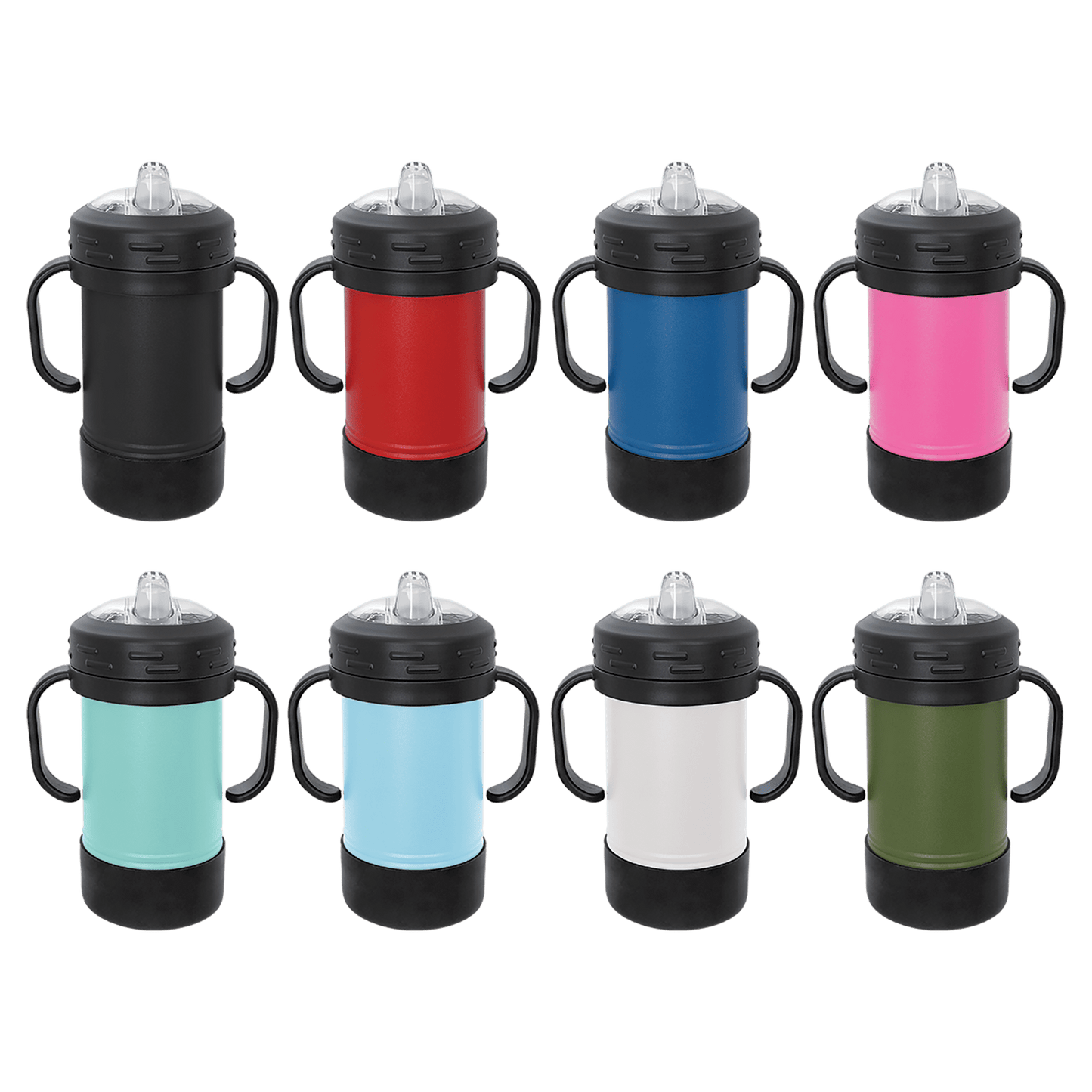 Custom Engraved Sippy Cup – 10 oz Insulated