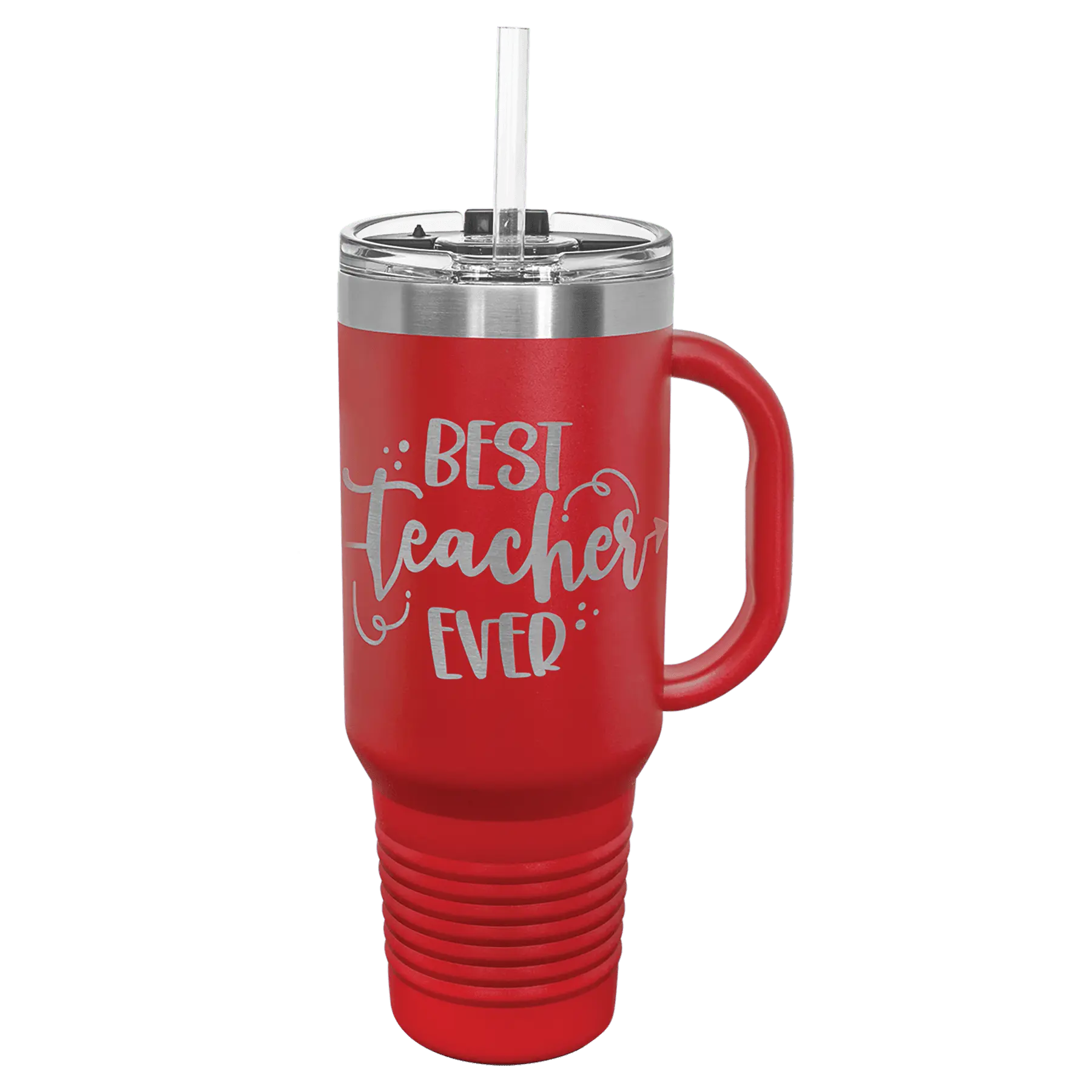 40 oz Travel Mug with Handle, Straw Included - Custom JDS