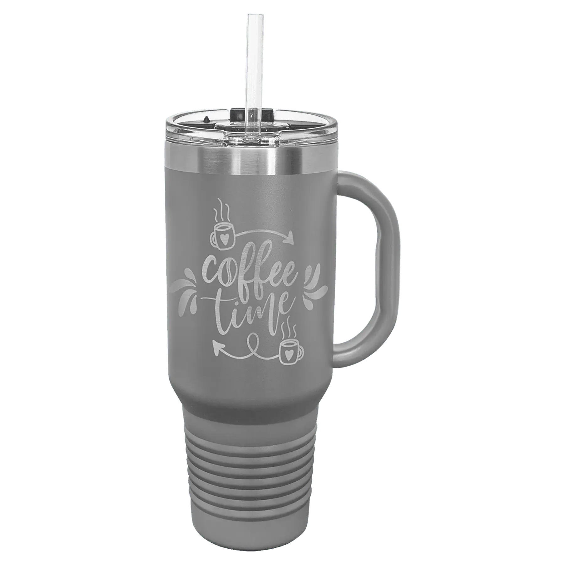 40 oz Travel Mug with Handle, Straw Included - Custom JDS