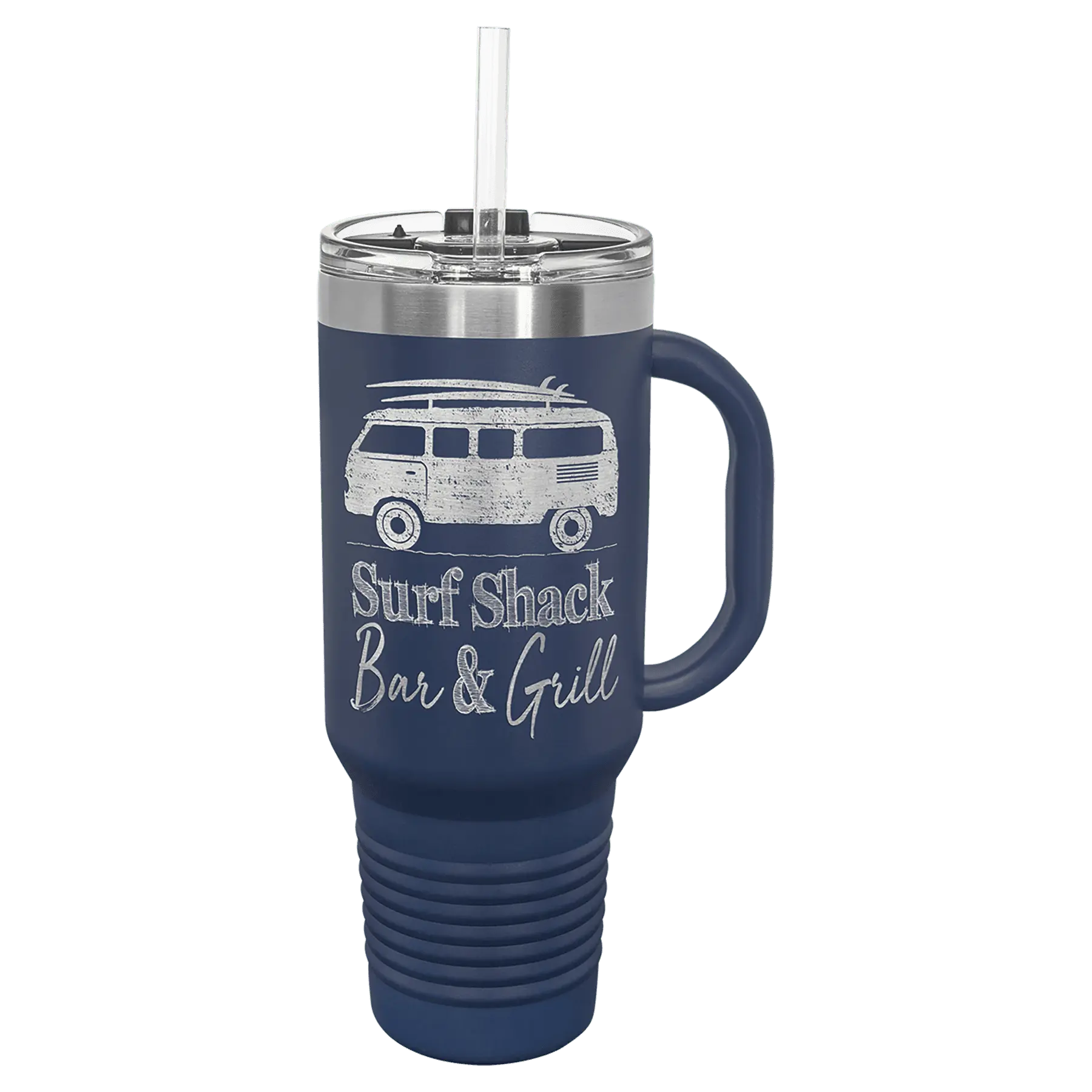 40 oz Travel Mug with Handle, Straw Included - Custom JDS