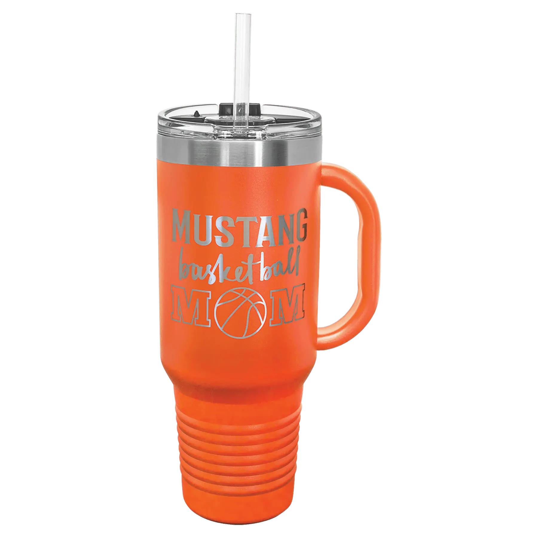 40 oz Travel Mug with Handle, Straw Included - Custom JDS
