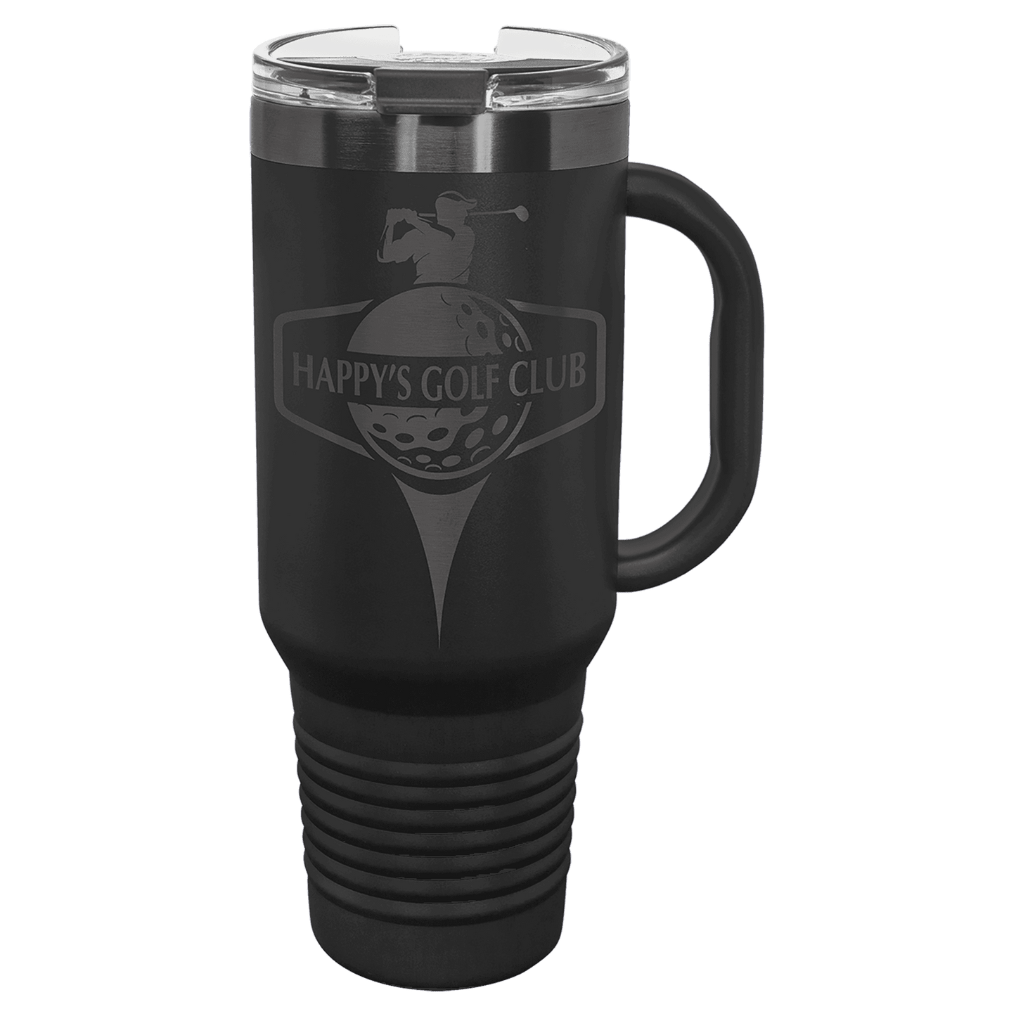 40 oz - Ion Plated - Travel Mug with Handle, Straw Included - Custom