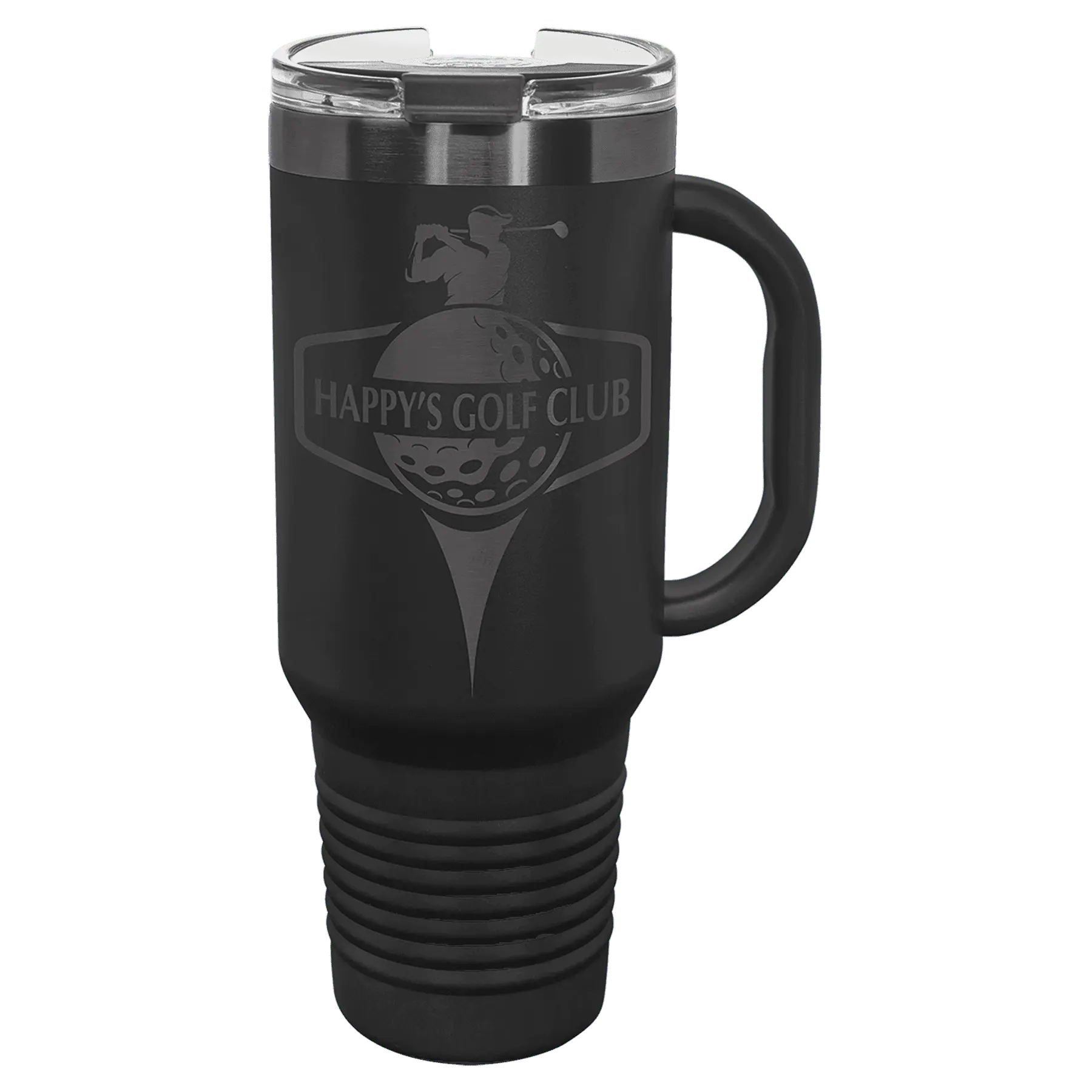 40 oz - Ion Plated - Travel Mug with Handle, Straw Included - Custom JDS