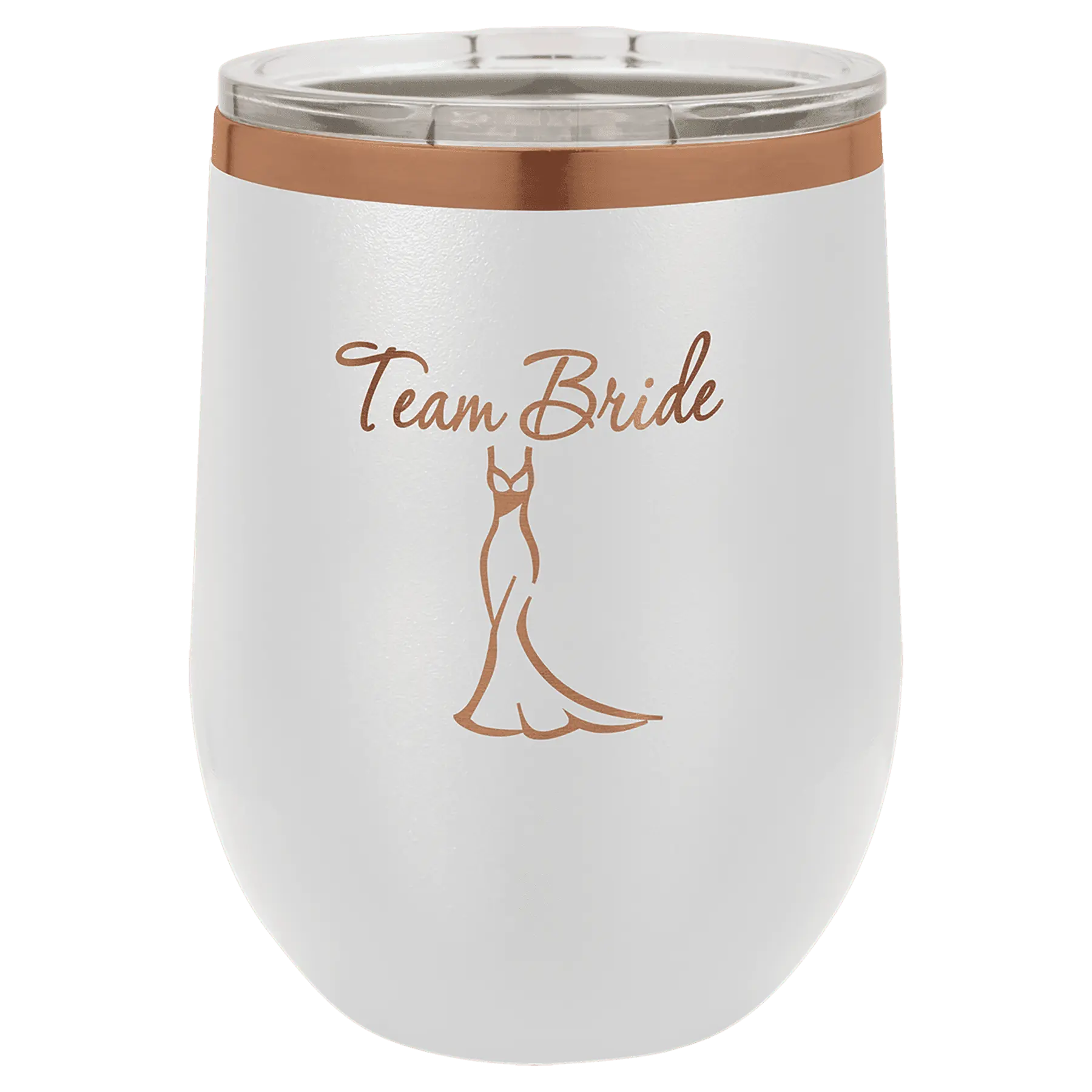 12 oz. - Ion Plated - Wine Tumbler - Stemless with Lid - Vacuum Insulated - Customized JDS