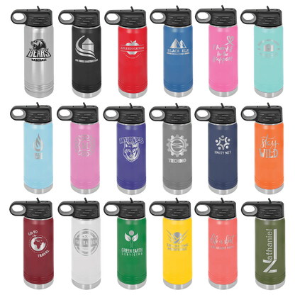 20 oz. Stainless Steel Bottle - Customized JDS
