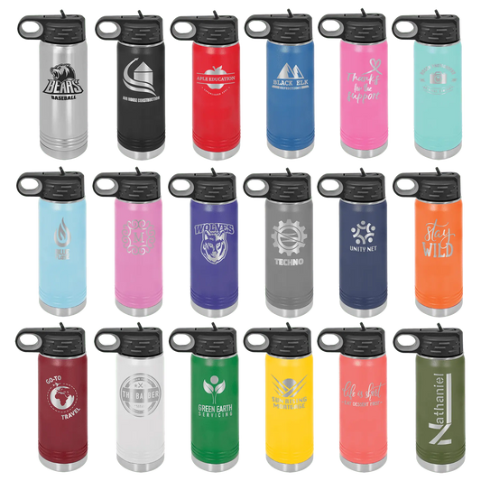 20 oz. Stainless Steel Bottle - Customized JDS