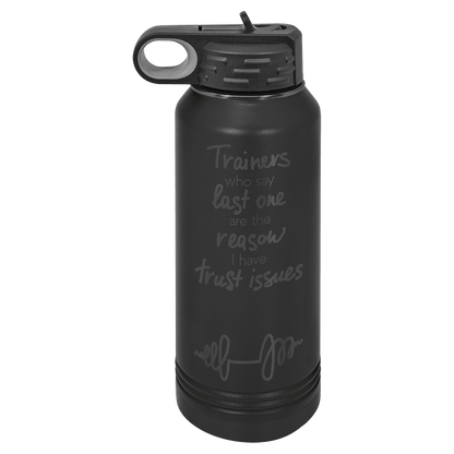 32 oz. - Ion Plated Stainless Steel Water Bottle - Custom