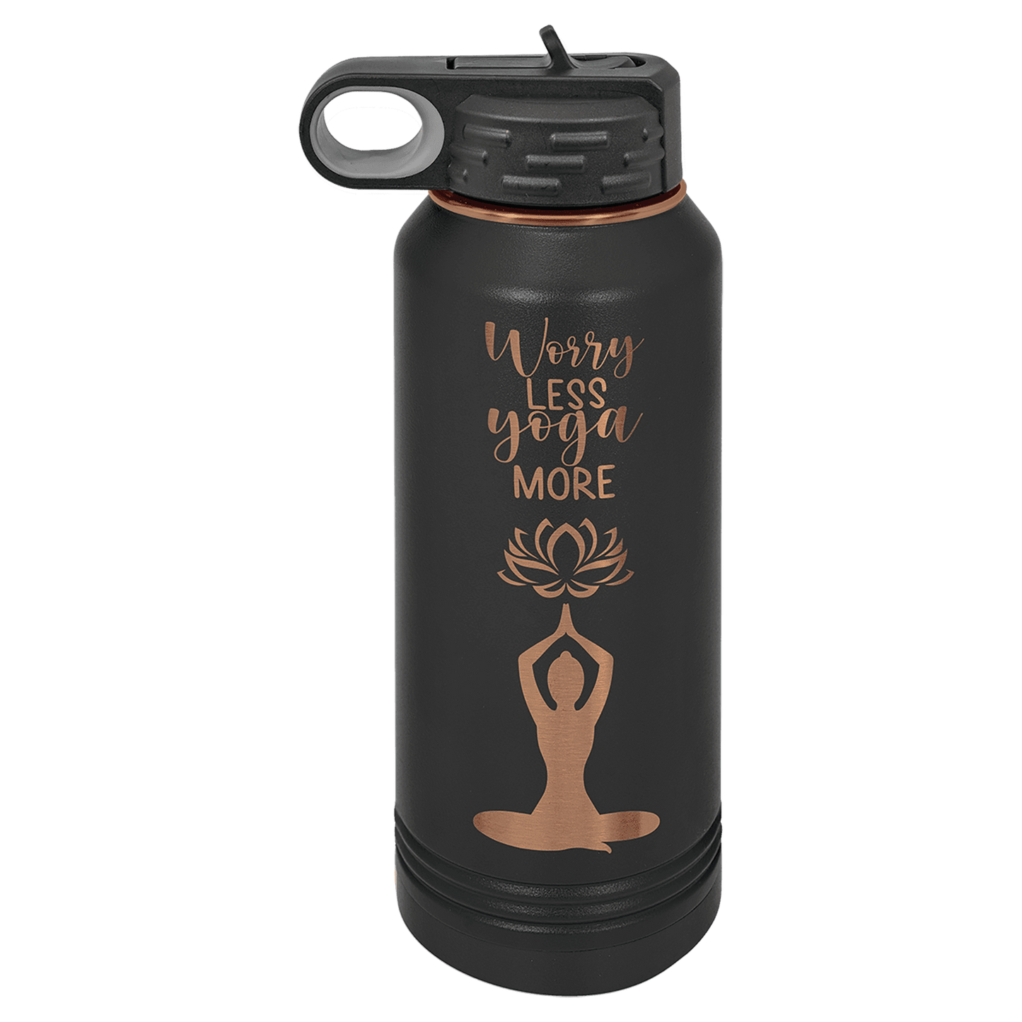 32 oz. - Ion Plated Stainless Steel Water Bottle - Custom