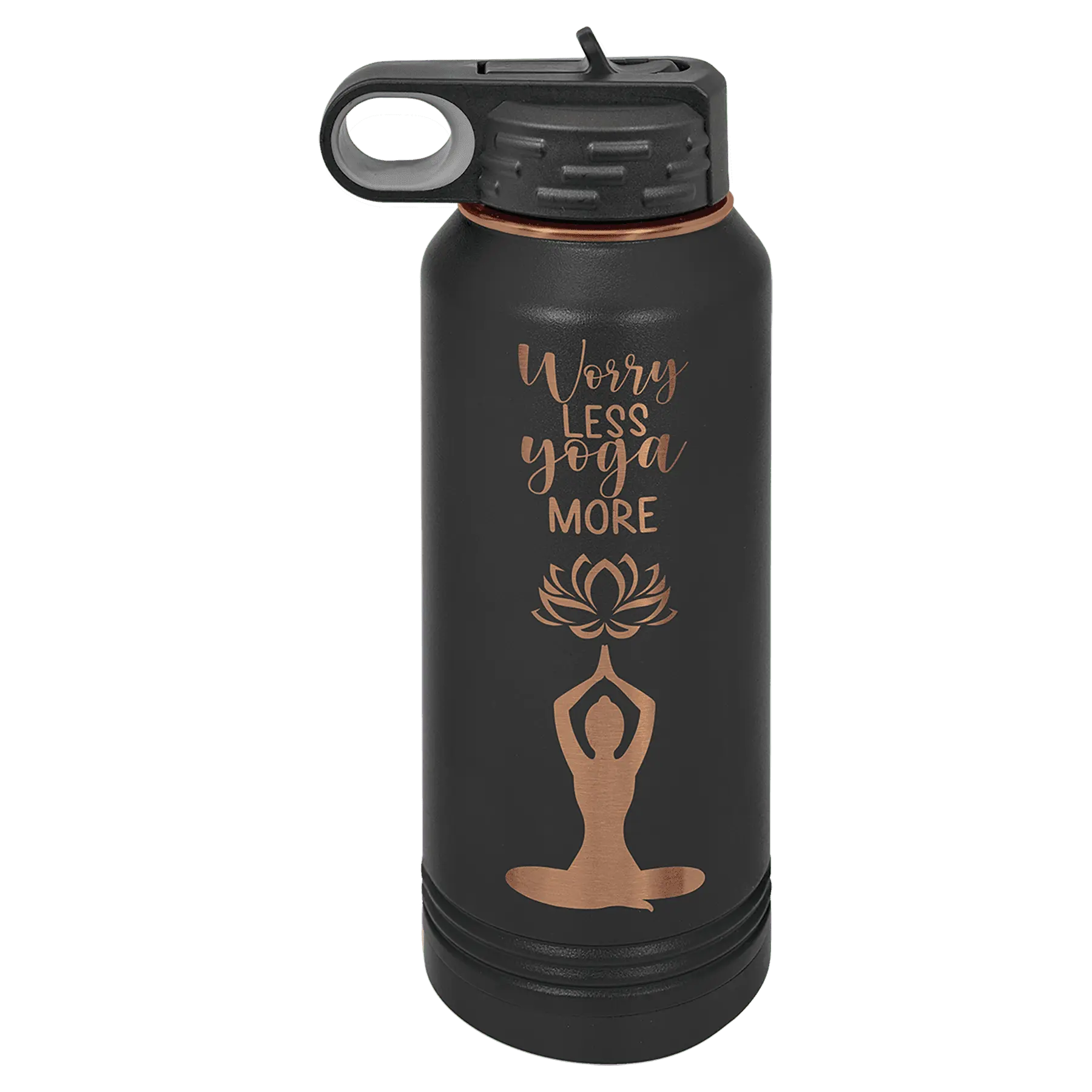 32 oz. - Ion Plated Stainless Steel Water Bottle - Custom JDS