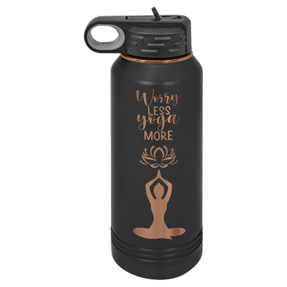 32 oz. - Ion Plated Stainless Steel Water Bottle - Custom