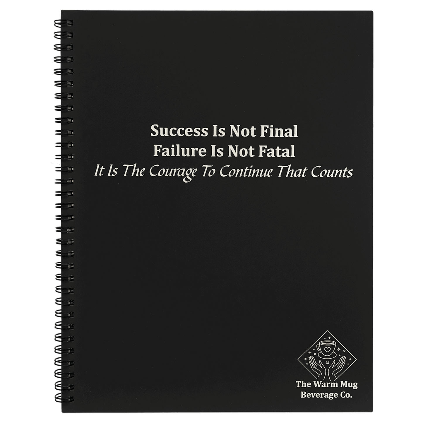 8 1/2" x 11" Lazerburst Spiral Notebook – Black – Lasers to Silver – Smalltown Connetchin