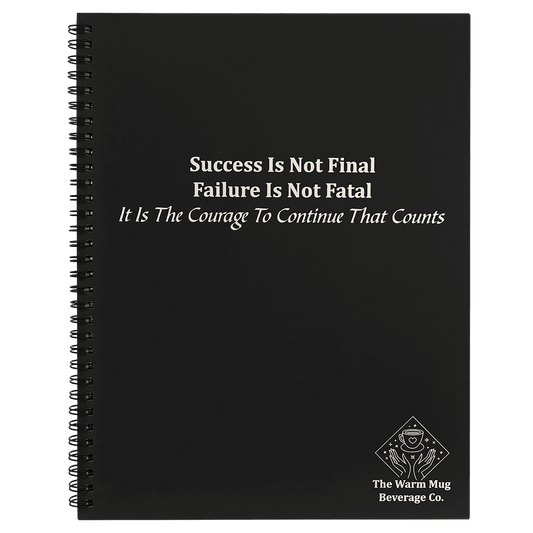 8 1/2" x 11" Lazerburst Spiral Notebook – Black – Lasers to Silver – Smalltown Connetchin