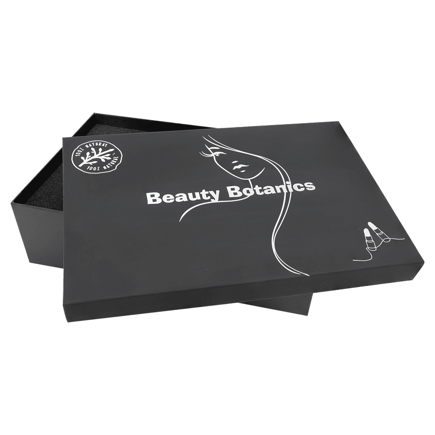 11 5/8" x 7 5/8" x 3 1/4" Lazerburst Gift Box – Black – Lasers to Silver – Smalltown Connetchin