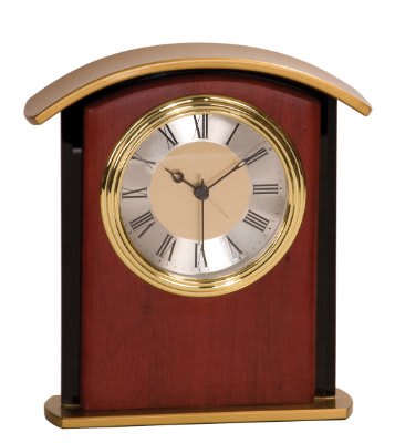 Mahogany Finish Clock