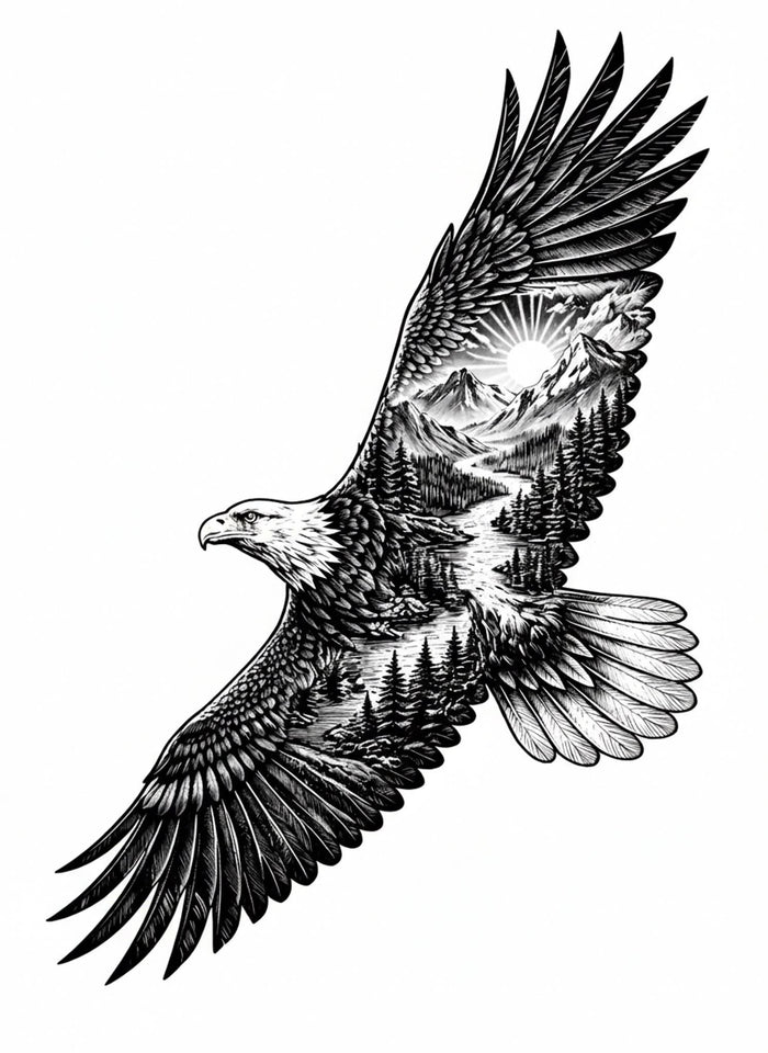 Majestic Eagle Flight
