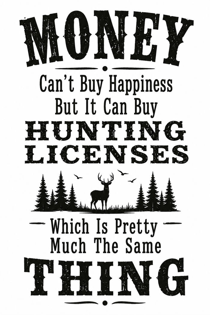 Money Can't Buy Hunting Licenses