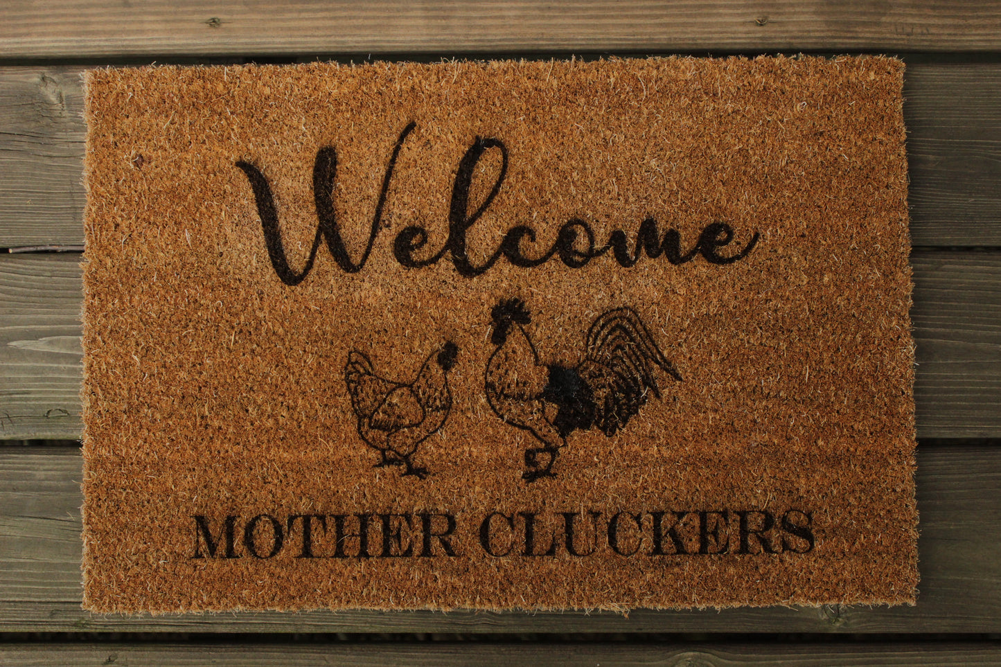 Coir Welcome Mat - Beacon Laser Creations LLC