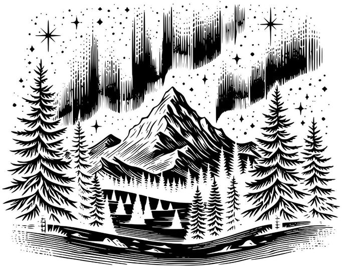 Northern Lights Mountain