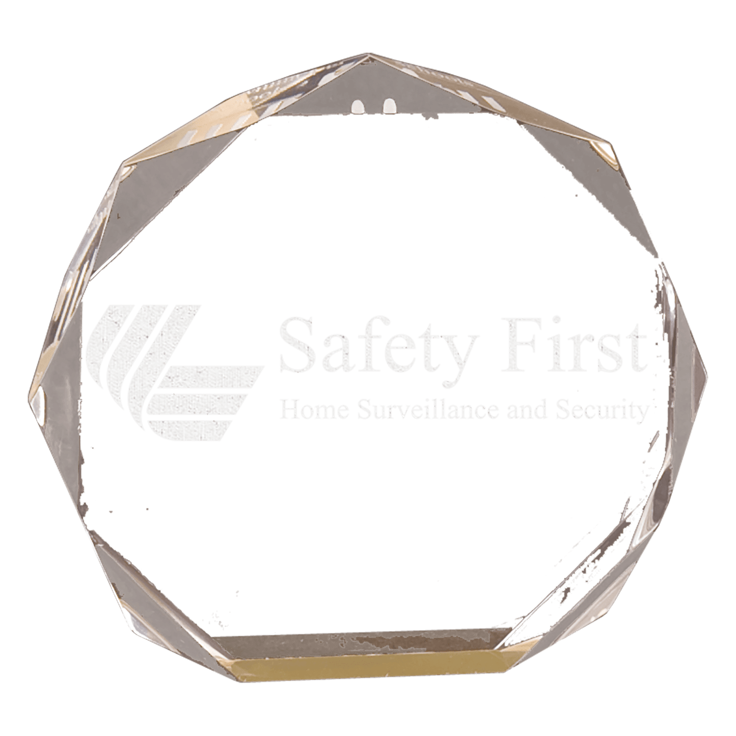Octagon Acrylic Award