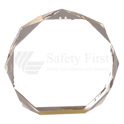Octagon Acrylic Award