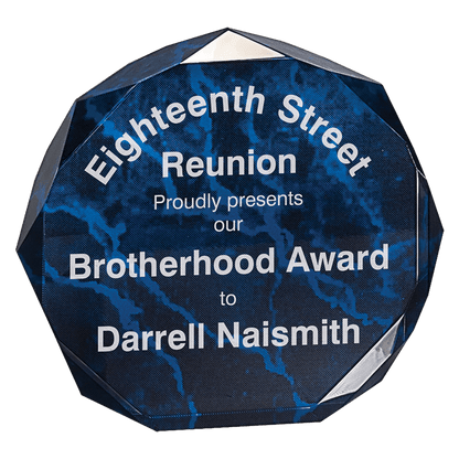 Octagon Acrylic Award