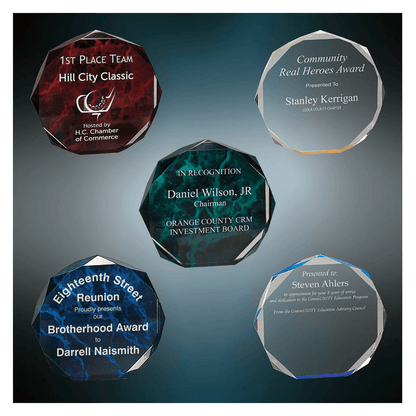 Octagon Acrylic Award