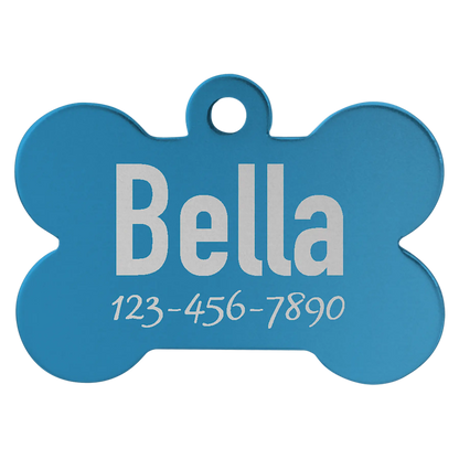 Custom Anodized Aluminum Pet Tag - Huge Variety JDS