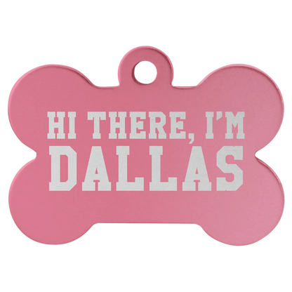 Custom Anodized Aluminum Pet Tag - Huge Variety JDS