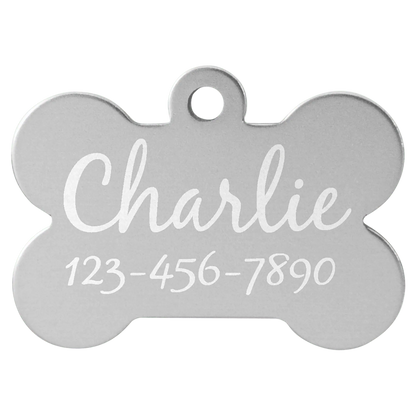Custom Anodized Aluminum Pet Tag - Huge Variety JDS