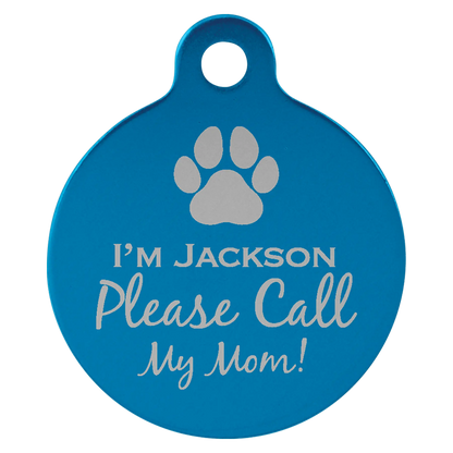 Custom Anodized Aluminum Pet Tag - Huge Variety JDS