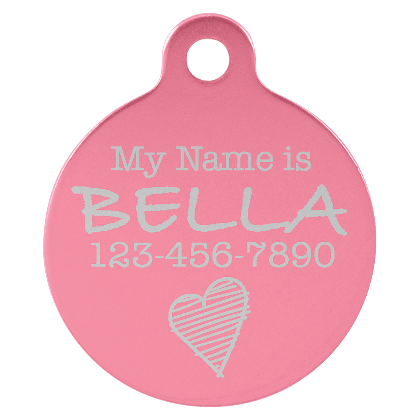 Custom Anodized Aluminum Pet Tag - Huge Variety of Shapes, Sizes, and Colors!