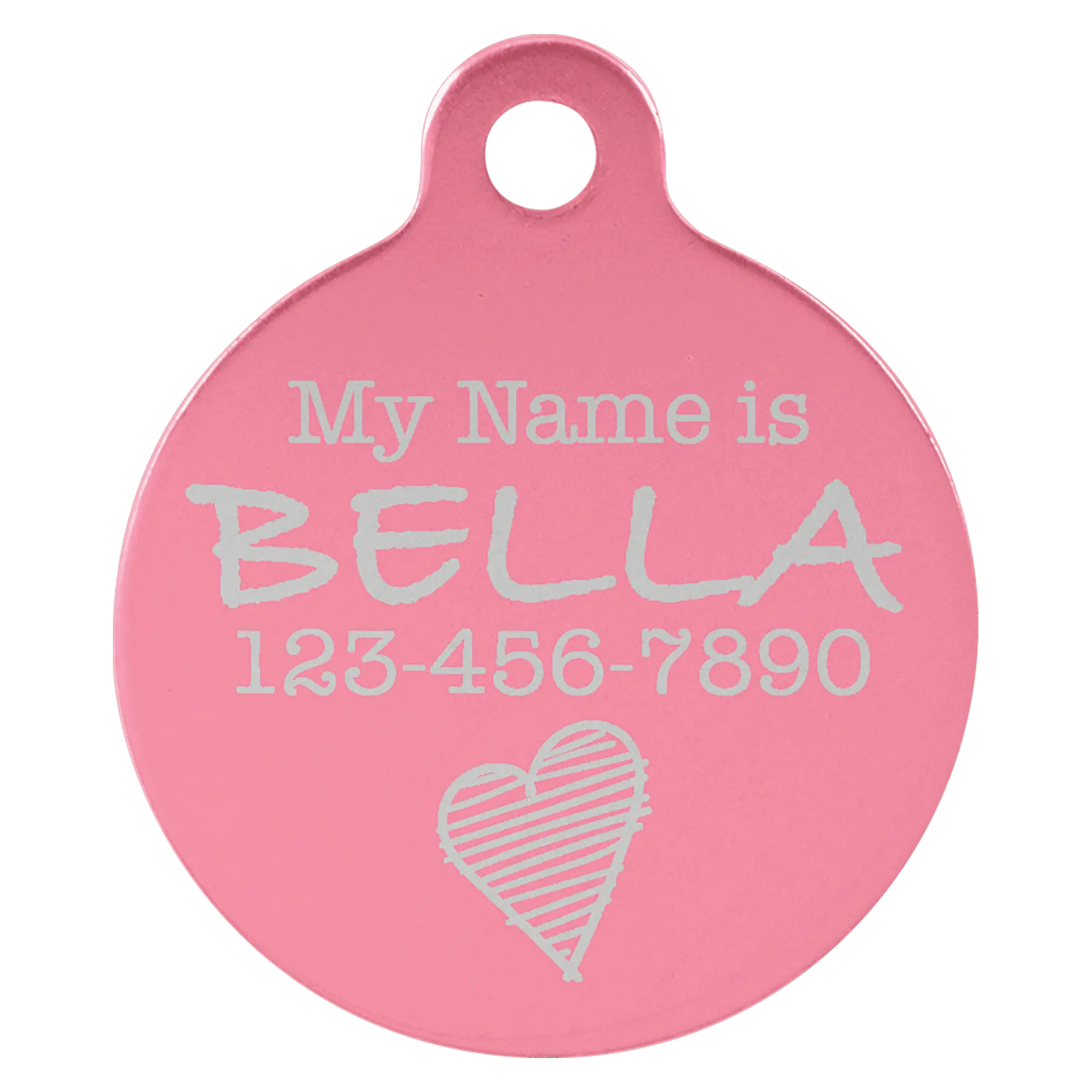 Custom Anodized Aluminum Pet Tag - Huge Variety JDS
