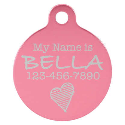 Custom Anodized Aluminum Pet Tag - Huge Variety JDS