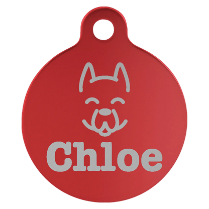 Custom Anodized Aluminum Pet Tag - Huge Variety JDS