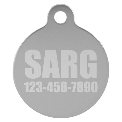 Custom Anodized Aluminum Pet Tag - Huge Variety JDS