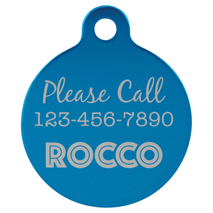 Custom Anodized Aluminum Pet Tag - Huge Variety JDS