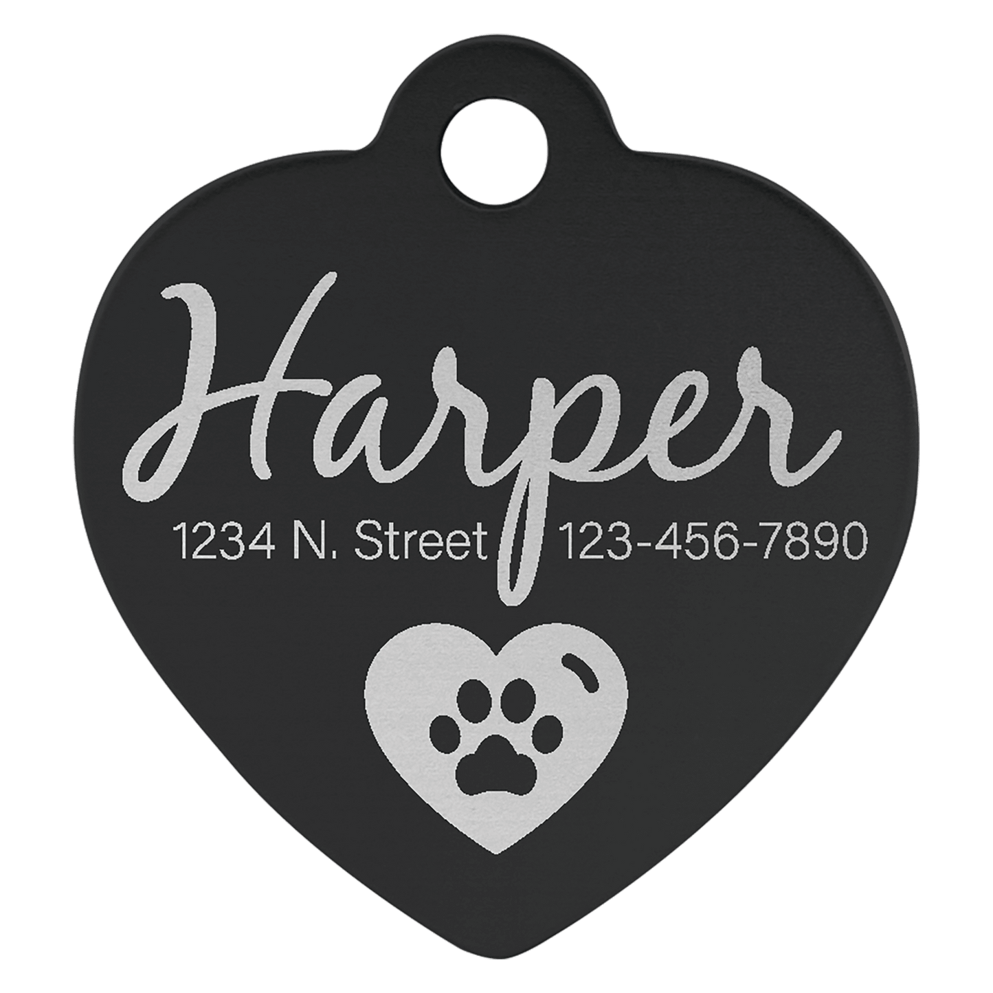 Custom Anodized Aluminum Pet Tag - Huge Variety of Shapes, Sizes, and Colors!