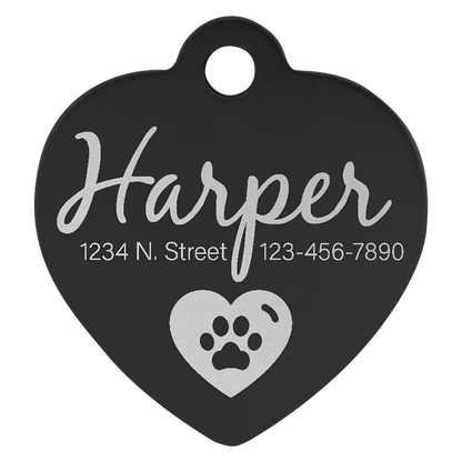 Custom Anodized Aluminum Pet Tag - Huge Variety JDS