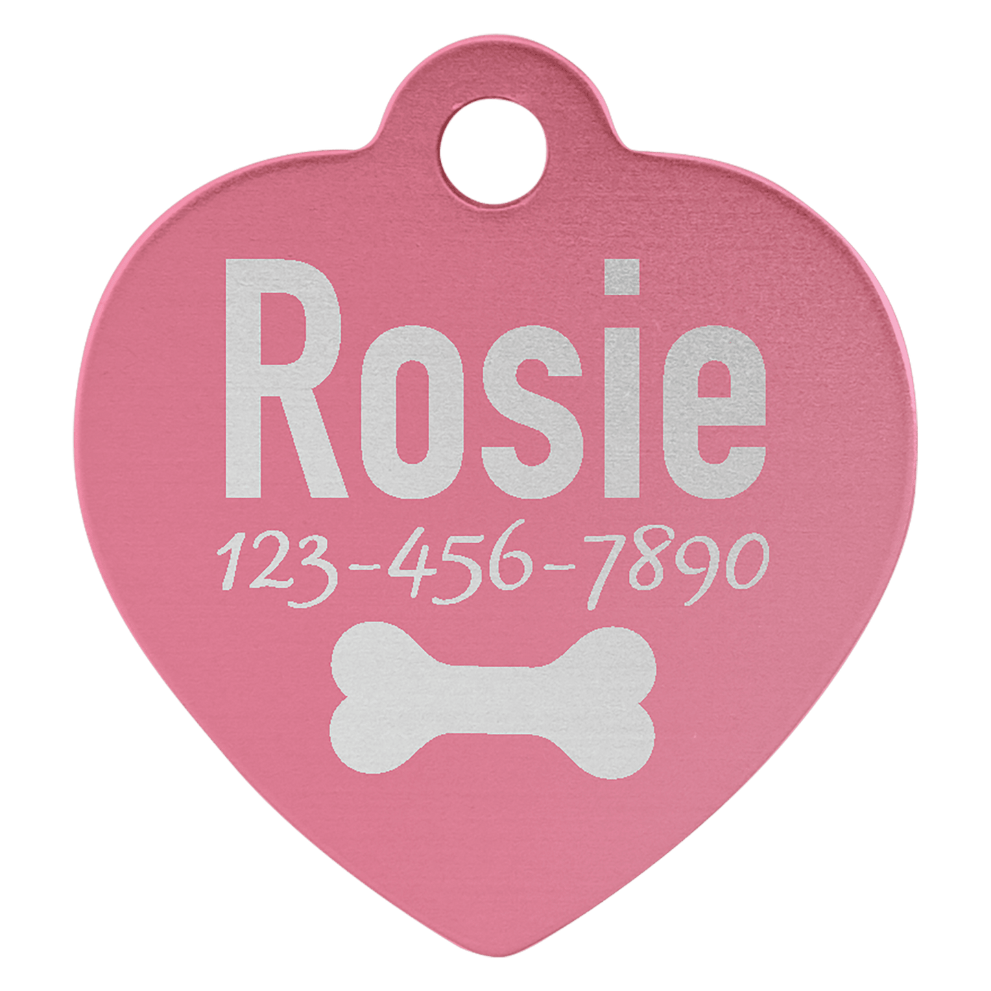 Custom Anodized Aluminum Pet Tag - Huge Variety of Shapes, Sizes, and Colors!