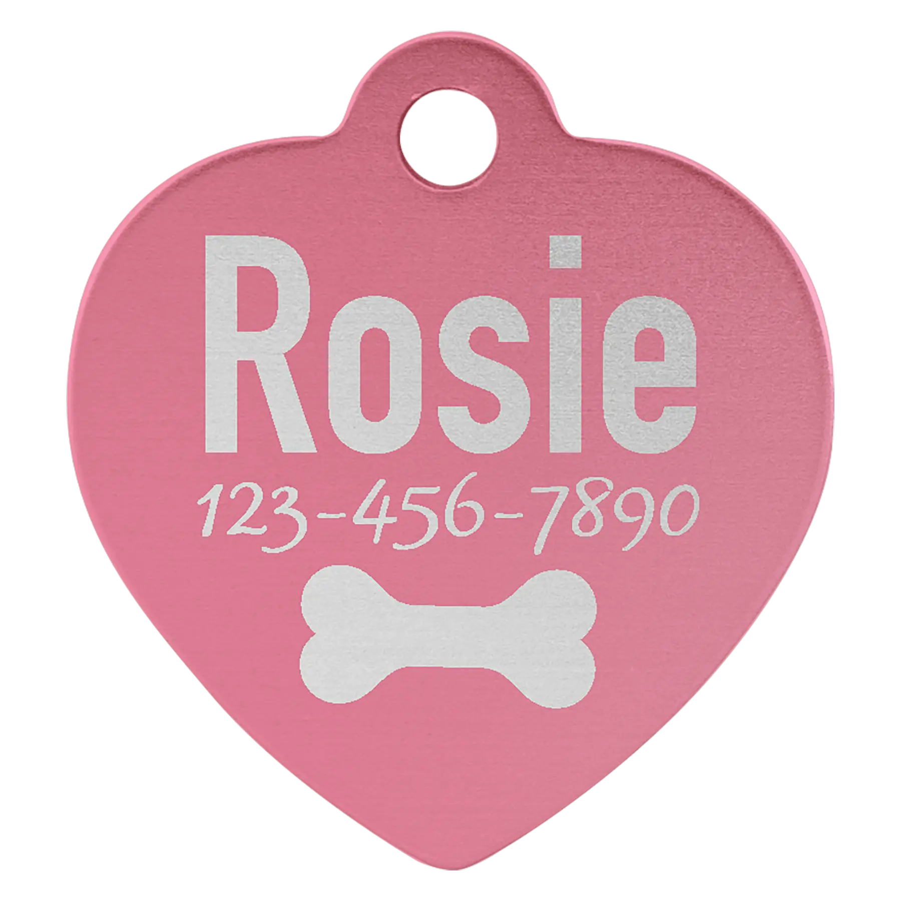 Custom Anodized Aluminum Pet Tag - Huge Variety JDS