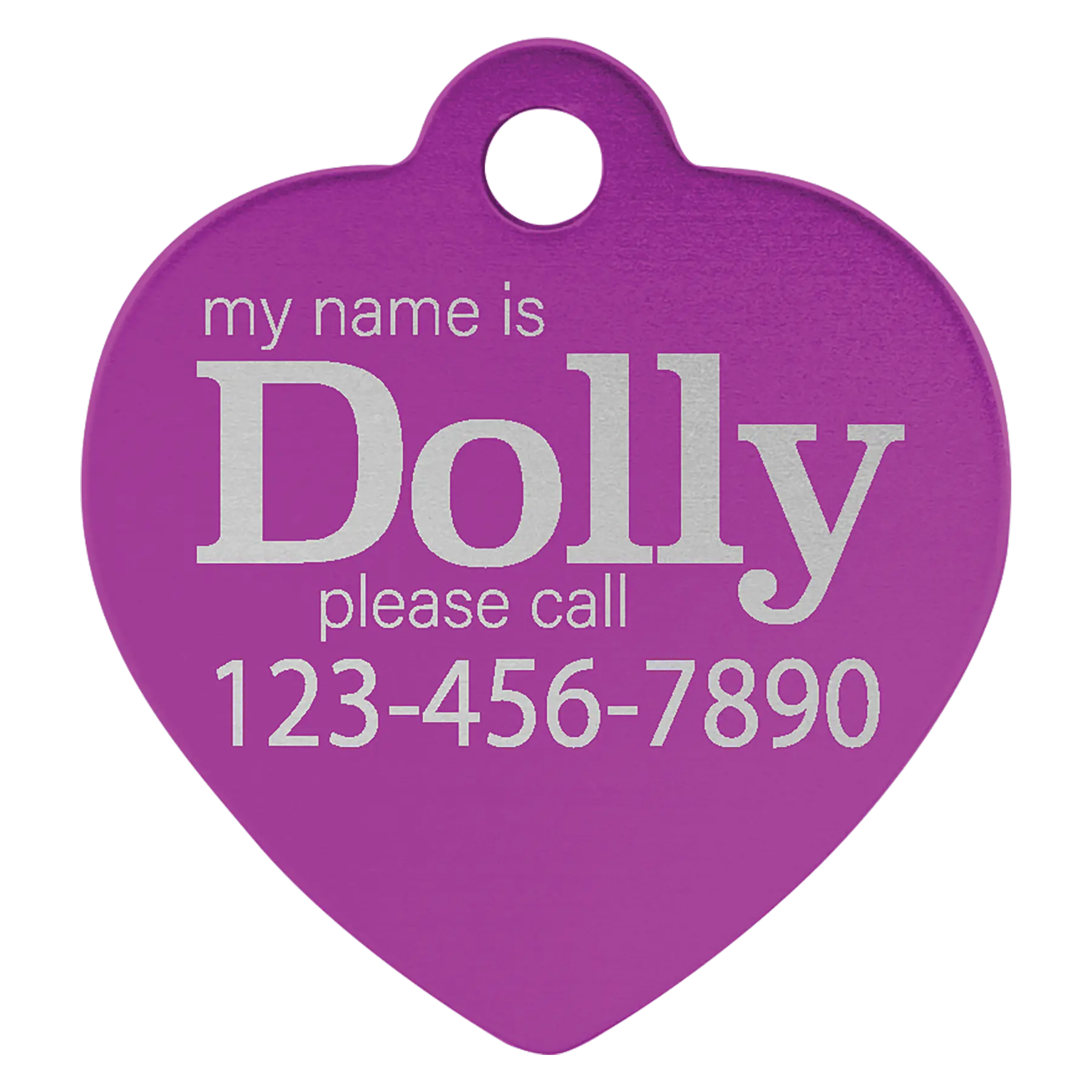 Custom Anodized Aluminum Pet Tag - Huge Variety JDS