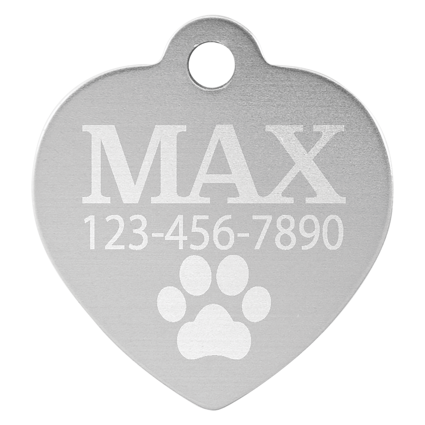 Custom Anodized Aluminum Pet Tag - Huge Variety of Shapes, Sizes, and Colors!