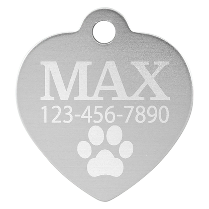 Custom Anodized Aluminum Pet Tag - Huge Variety JDS