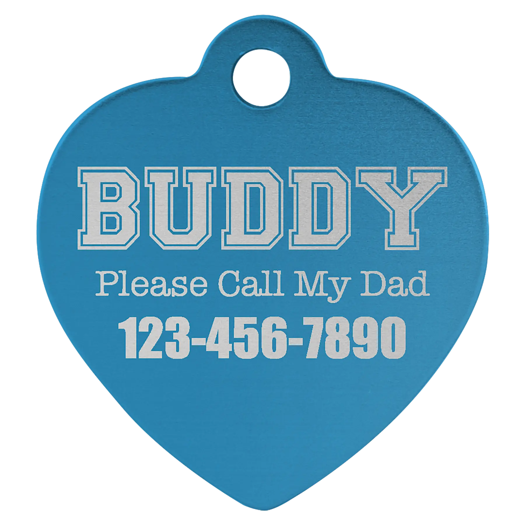 Custom Anodized Aluminum Pet Tag - Huge Variety JDS