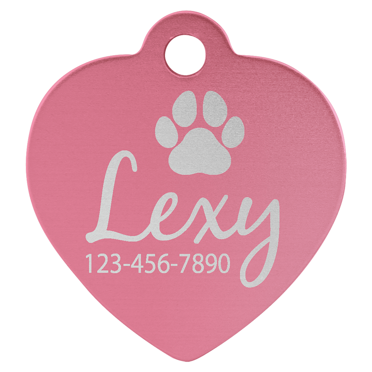 Custom Anodized Aluminum Pet Tag - Huge Variety of Shapes, Sizes, and Colors!