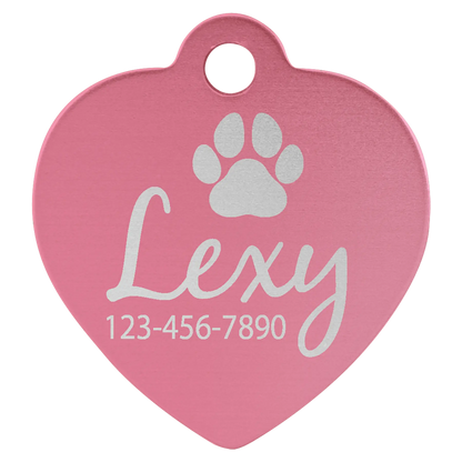 Custom Anodized Aluminum Pet Tag - Huge Variety JDS