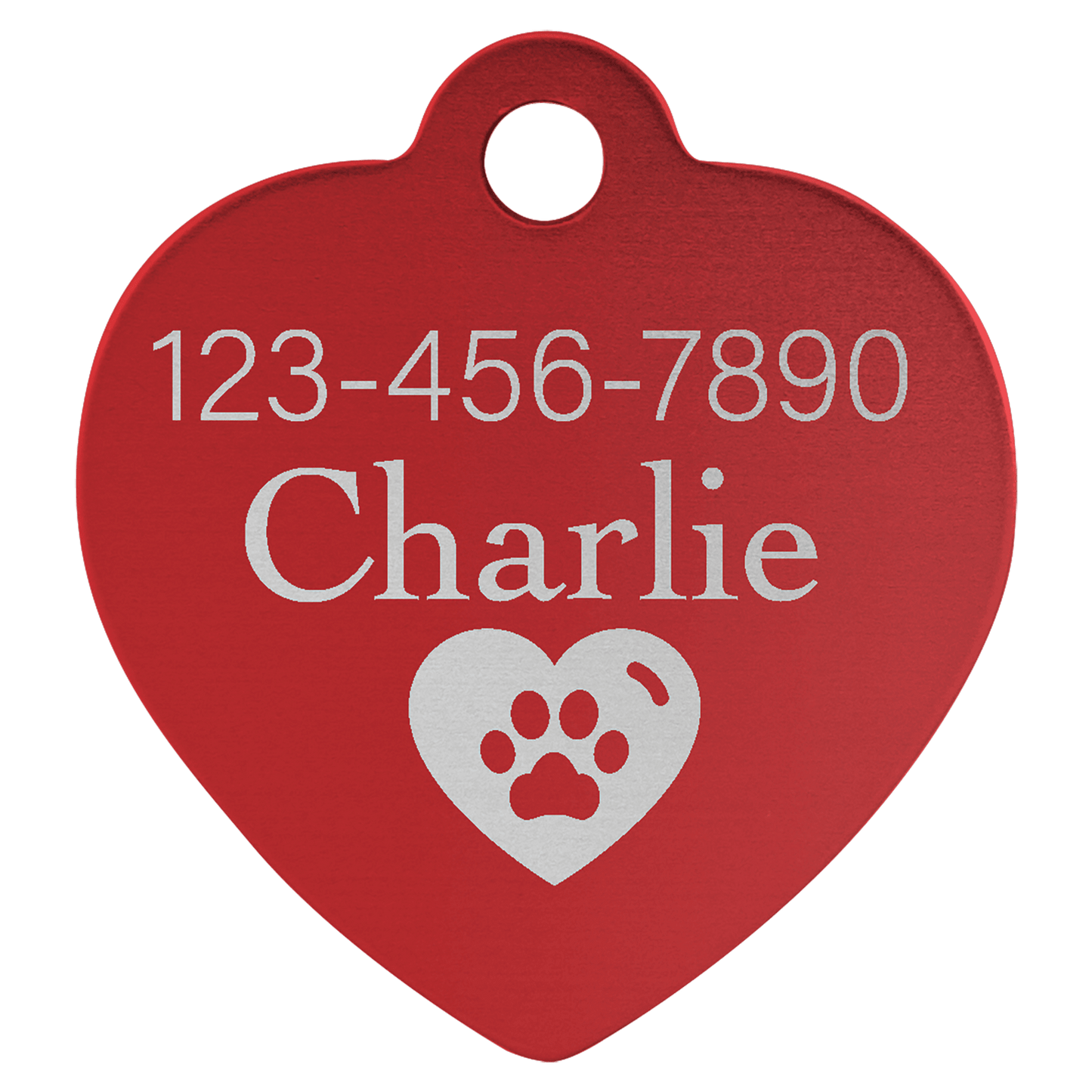 Custom Anodized Aluminum Pet Tag - Huge Variety of Shapes, Sizes, and Colors!