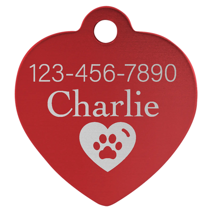 Custom Anodized Aluminum Pet Tag - Huge Variety JDS